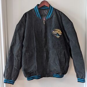 Vintage Jacksonville Jaguars NFL Leather/Suede Jacket Men's XL